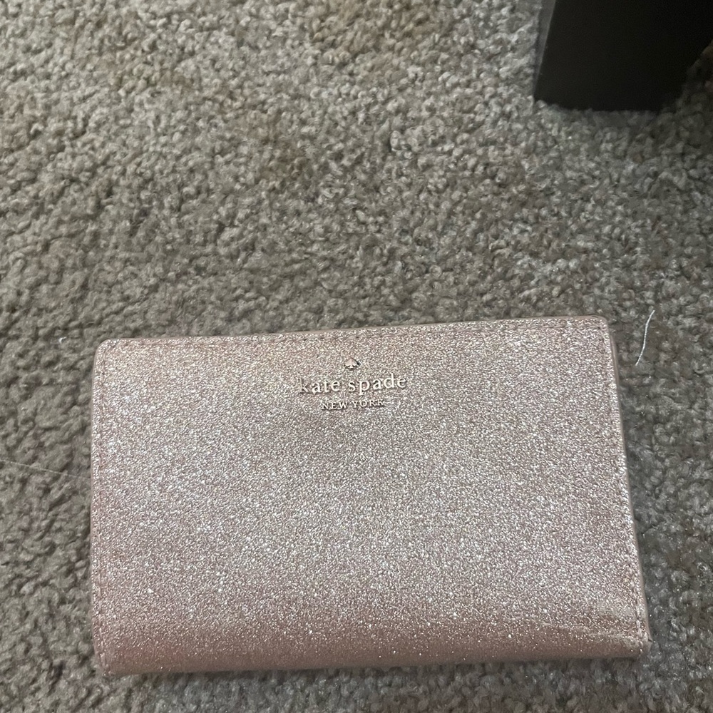 kate spade sparkly bifold wallet